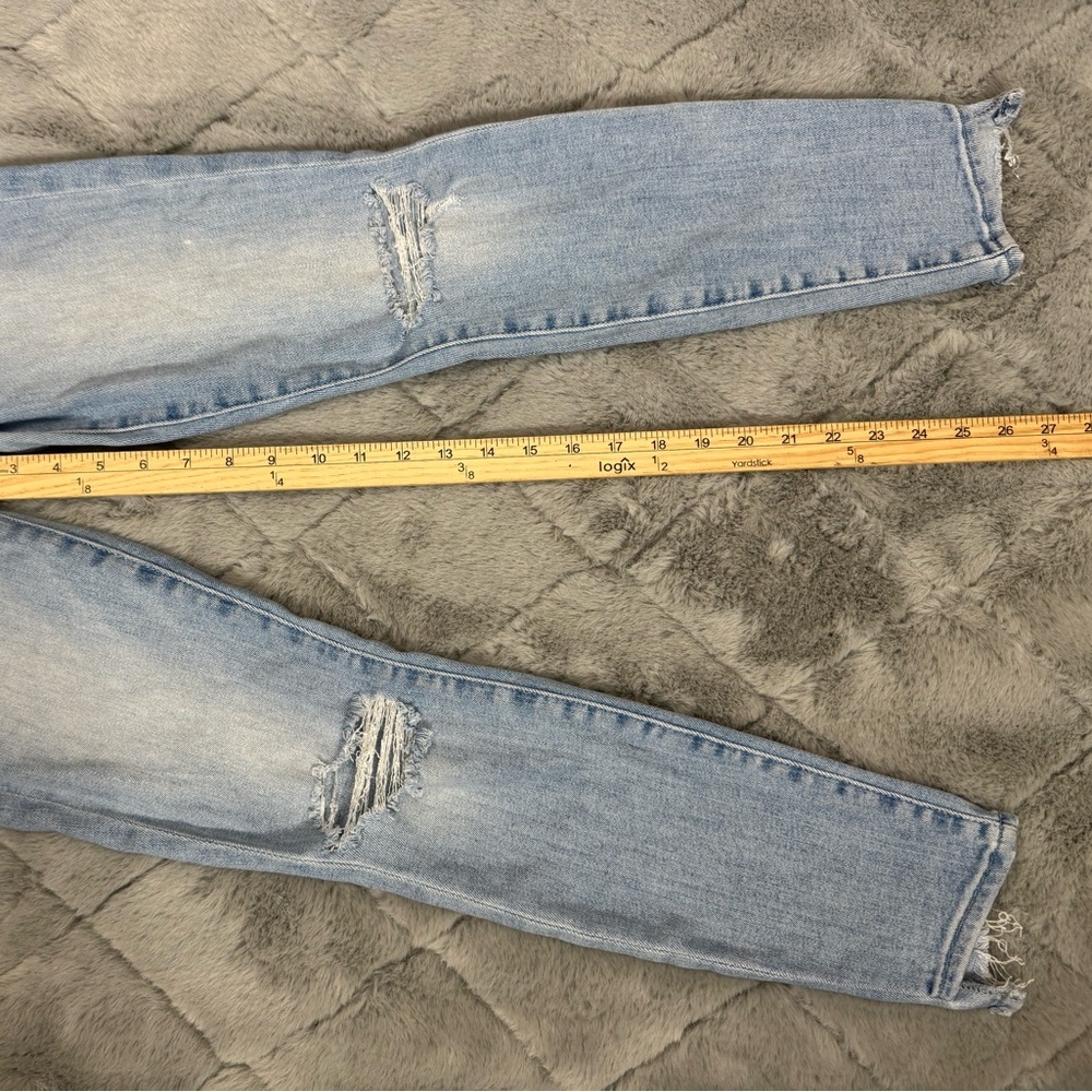 Mother The Stunner High Waist Skinny Jeans In Poisoned Petals Size 25 - Picture 5 of 14